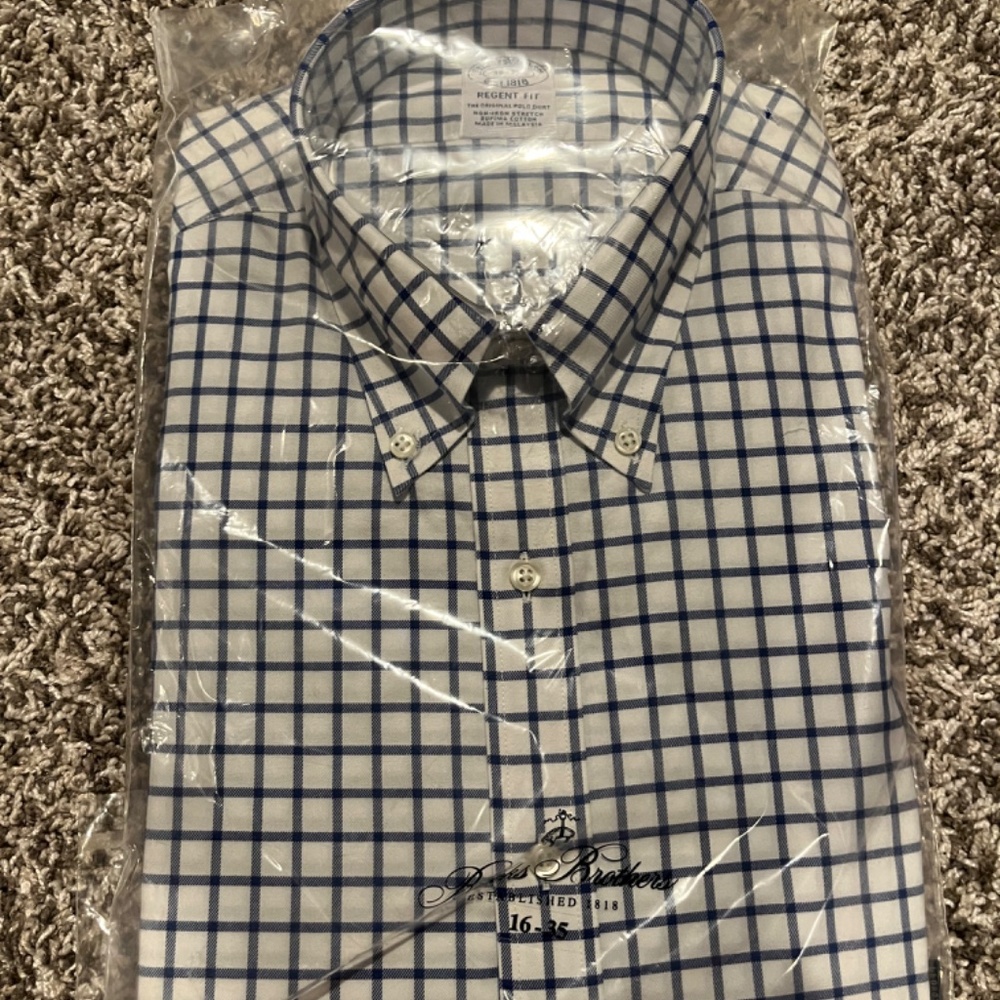 NEW Brooks Brothers Regent Fit Dress Shirt